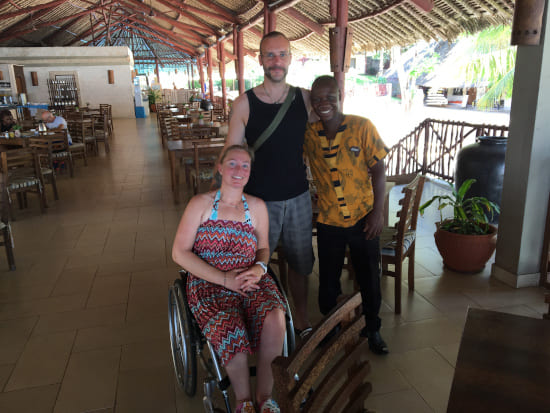Die Menschen in Kenia sind sehr nett